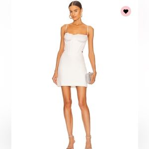 White Corset Mini Dress
